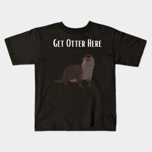 Animal Otter Pun Kids T-Shirt